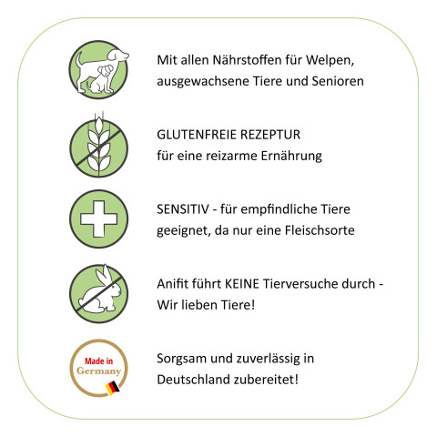 Hund Hundefutter Nassfutter RyDog Vitalmenü Huhn 200g 6 Stück -4- Anifit